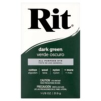 Rit Dark Green All Purpose Dye, 1-1/8 oz