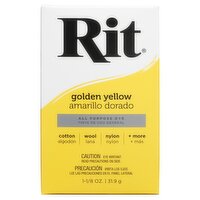 Rit Golden Yellow All Purpose Dye, 1 1/8 oz, 1.13 Ounce