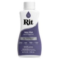 Rit Navy Blue All Purpose Dye, 8.0 fl oz, 8 Fluid ounce