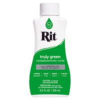 Rit Truly Green All Purpose Dye, 8.0 fl oz