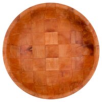 18" Round Wooden Serving Bowl