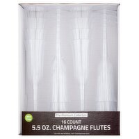 The Premium Collection 5.5 oz. Champagne Flutes, 16 count, 16 Each