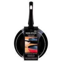 ChefElect Non-Stick Aluminum Fry Pan Set, Twin Pack