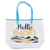 Hello Beaches Beach Tote