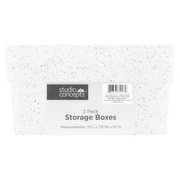 Studio Concepts Storage Boxes, 2 count