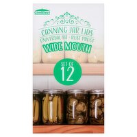 ChefElect Wide Mouth Canning Jar Lids, 12 count