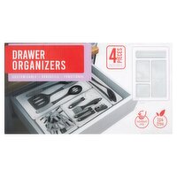 Drawer Organizers, 4 piece