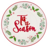 ChefElect Tis The Season 8" Ceramic Salad Plate, 1 count