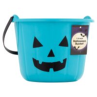 7.5" Teal Halloween Bucket