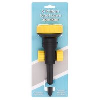 5-Pattern Turret Lawn Sprinkler