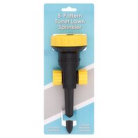 5-Pattern Turret Lawn Sprinkler