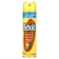 Behold Lemon Furniture Polish, 12.5 oz, 12.5 Ounce