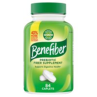 Benefiber Prebiotic Fiber Supplement Caplets, 84 count