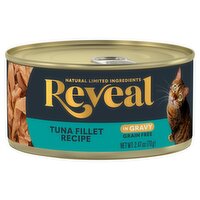 Reveal Tuna Fillet Recipe in Gravy Cat Food, 2.47 oz