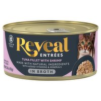 Reveal Entrées Tuna Fillet with Shrimp in Broth 2.47 oz Can