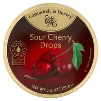 Cavendish & Harvey Sour Cherry Drops, 5.3 oz