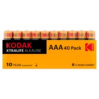 Kodak AAA 1.5V Xtralife Alkaline Batteries, 40 count