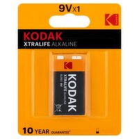 Kodak 9V Kodak Xtralife Alkaline Batteries