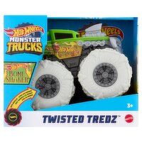 Mattel Hot Wheels Monster Trucks Twisted Tredz Bone Shaker Truck, 3+
