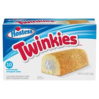 Hostess Twinkies Golden Sponge Cake with Creamy Filling, 10 count, 13.58 oz