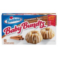 Hostess Cinnamon Swirl Baby Bundts, 8 count, 10 oz