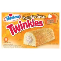 Hostess Twinkies Pumpkin Spice Golden Sponge Cake Limited Edition, 8 count, 10.86 oz