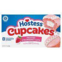 Hostess Cupcakes Frosted Strawberry Cake, 8 count, 12.7 oz