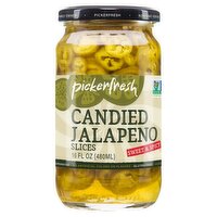 Pickerfresh Sweet & Spicy Slices Candied Jalapeno, 16 fl oz, 16 Fluid ounce