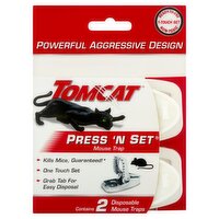 Tomcat Press 'N Set Mouse Trap, 2 count