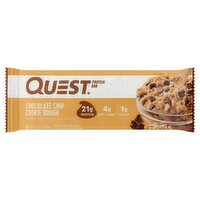 Quest Chocolate Chip Cookie Dough Protein Bar, 2.12 oz, 2.12 Ounce