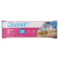 Quest Birthday Cake Flavored Protein Bar, 2.12 oz, 2.12 Ounce