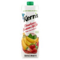 Kern's Strawberry Banana Nectar, 33.8 fl oz