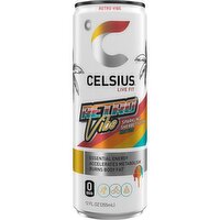 Celsius Live Fit Zero Sugar Energy Drink Sparkling Sherbet Slush 12 Fl Oz
