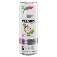 Celsius Live Fit Fizz-Free Dragon Fruit Lime Energy Drink, 12 fl oz
