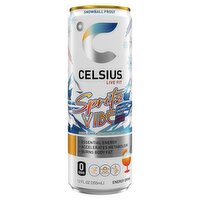 Celsius Spritz Vibe Sparkling Snowball Frost Energy Drink Limited Edition, 12 fl oz, 12 Fluid ounce