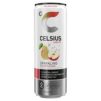 Celsius Live Fit Sparkling Fuji Apple Pear Energy Drink, 12 fl oz