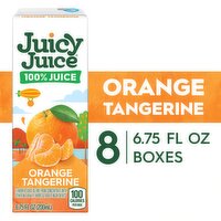 Juicy Juice Orange Tangerine 100% Juice, 6.75 fl oz, 8 count