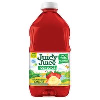 Juicy Juice Strawberry Banana 100% Juice, 64 fl oz