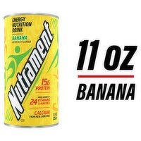 Nutrament Banana Energy Nutrition Drink, 11 fl oz
