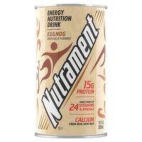 Nutrament Eggnog Energy Nutrition Drink, 11 fl oz