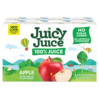 Juicy Juice Apple 100% Juice, 6.75 fl oz, 8 count