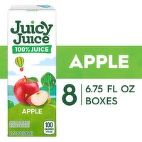 Juicy Juice Apple 100% Juice, 6.75 fl oz, 8 count