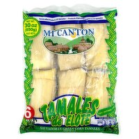 Mi Canton Salvadoran Green Corn Tamales, 6 count, 30 oz