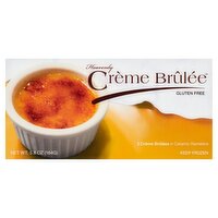 Heavenly Gluten Free Crème Brûlée, 2 count, 5.8 oz