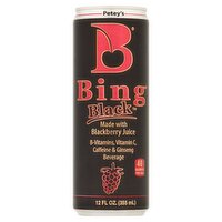 Petey's Bing Black Blackberry Beverage, 12 fl oz