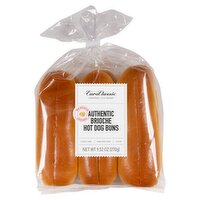 Euro Classic Authentic French Brioche Hot Dog Buns, 6 count, 9.52 oz