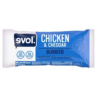Evol Chicken & Cheddar Burrito, 6 oz