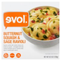 Evol Butternut Squash & Sage Ravioli, 8.13 oz, 8.13 Ounce