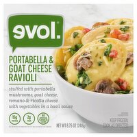 Evol Portabella & Goat Cheese Ravioli, 8.75 oz