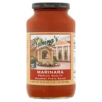 Nanina's In The Park Marinara Premium Quality Gourmet Pasta Sauce, 23.25 oz